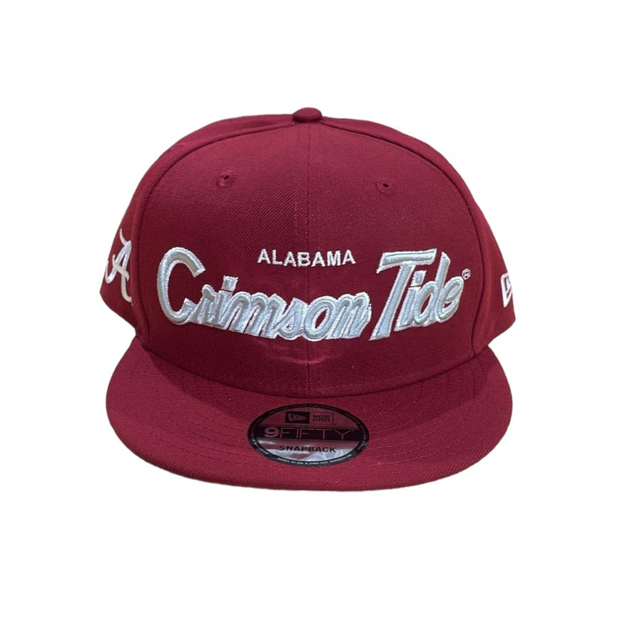 NEW ERA: Crimson Tide Script Snapback 60400981